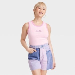 Target BARBIE crop top XL NWT